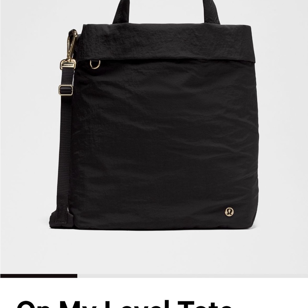 Lululemon black tote